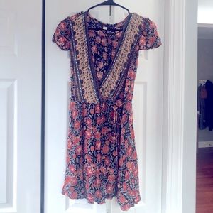 Blue Rain Floral Dress🌾